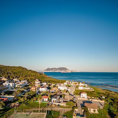 Increible Villa De Madera Con Vistas Al Mar Algeciras Exterior foto