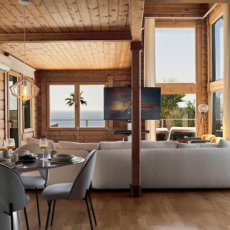 Increible Villa De Madera Con Vistas Al Mar Algeciras Exterior foto
